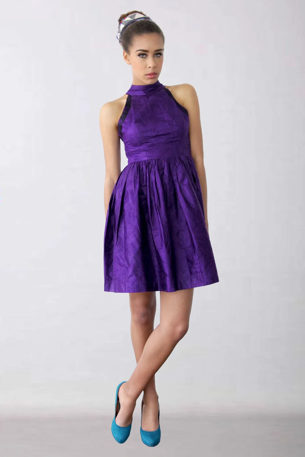 TINA DRESS IN PURPLE