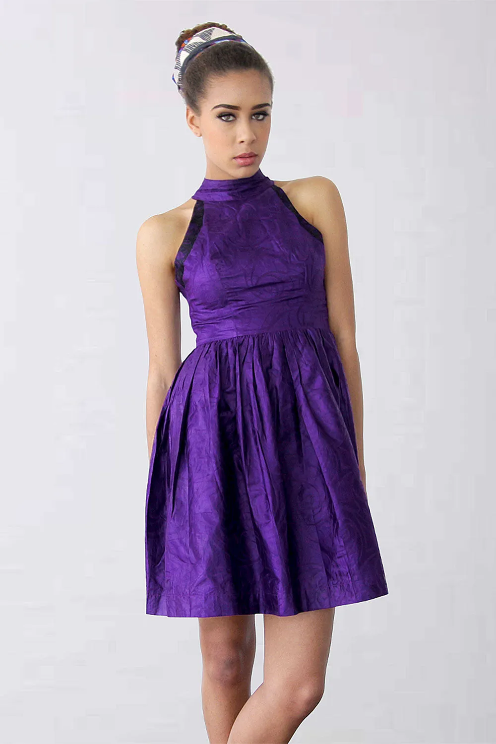 TINA DRESS IN PURPLE