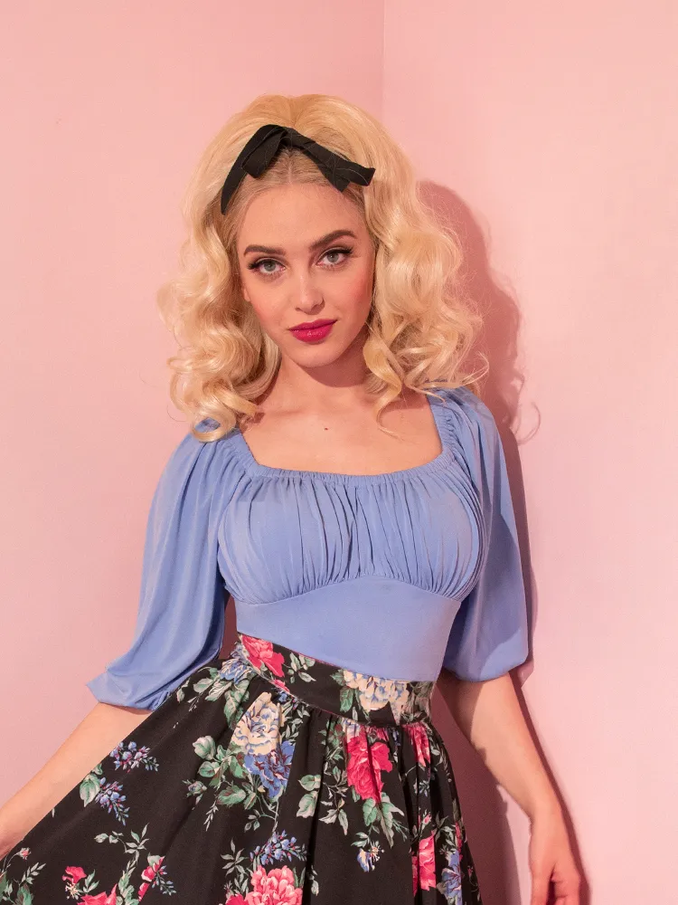 Vacation Blouse in Sunset Blue - Vixen by Micheline Pitt