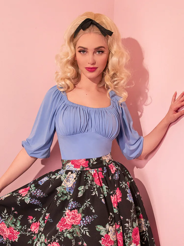 Vacation Blouse in Sunset Blue - Vixen by Micheline Pitt